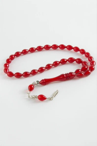 Damla Kesim Plastik Tesbih 8*10 mm - Resim 4