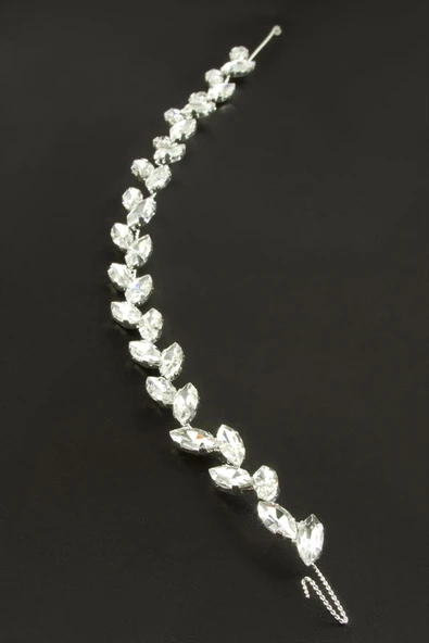 Zikzak Taşlı Eğilebilir Saç Aksesuarı ürün görseli