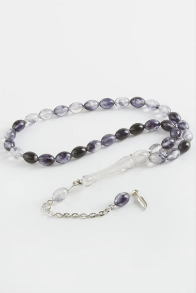 Zeytin Şekilli Plastik Tesbih 8*11 mm - Resim 5