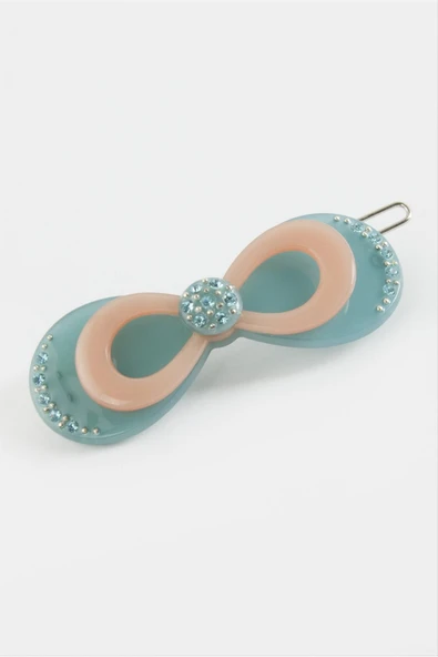 Sonsuzluk Taşlı Klipsli Toka - Resim 4