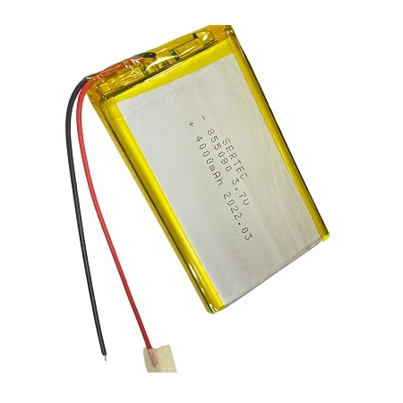 855080 3.7V 4000mAh Li-Polymer Pil (Devreli/1.5A) ürün görseli