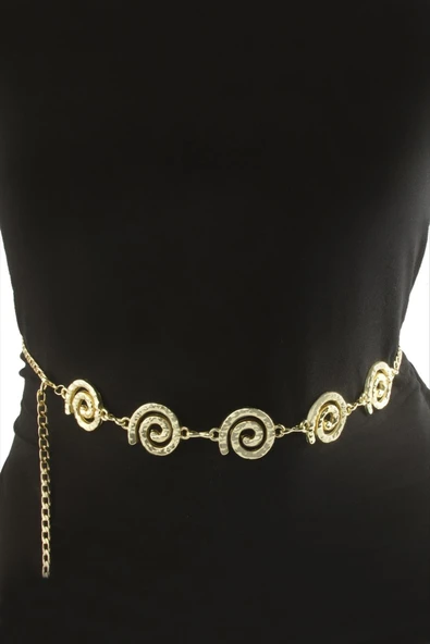 Çiçek Metal Zincir Kemer ürün görseli