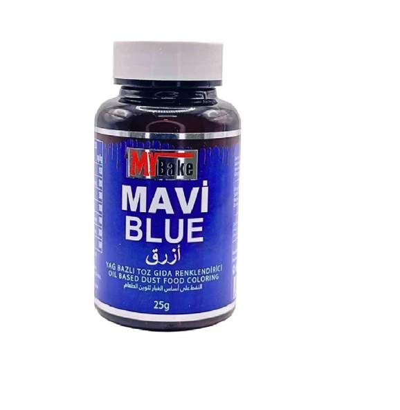 YAĞ BAZLI TOZ BOYA MY BAKE 25 GR MAVİ ürün görseli