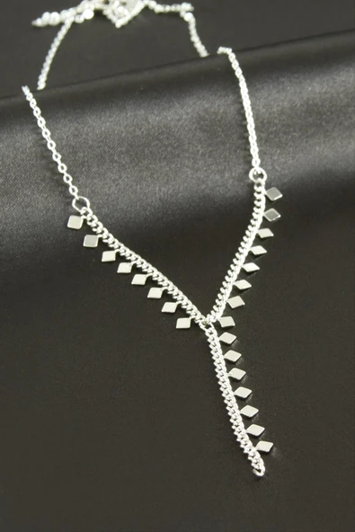 Baklava Şekilli Y Kolye - Resim 3