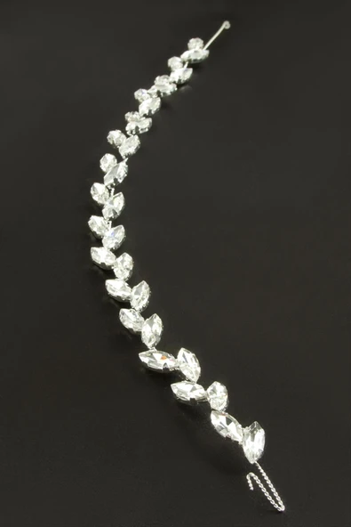 Zikzak Taşlı Eğilebilir Saç Aksesuarı - Resim 2