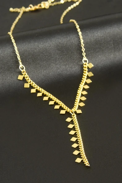 Baklava Şekilli Y Kolye ürün görseli