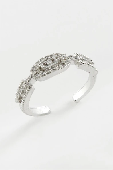 Baget Zirkon Taşlı Yüzük - Resim 2