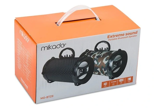 Mikado Md-bt29 5w  Bluetooth Tf+fm Kamuflaj - Resim 5