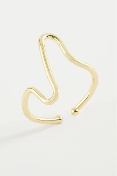 Zikzak Metal Yüzük - Resim 3