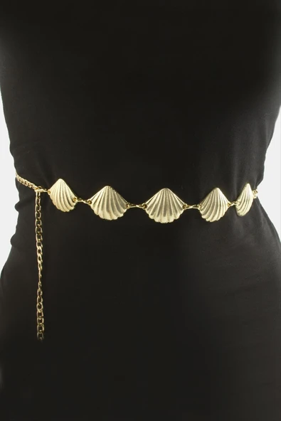 İstiridye Metal Zincir Kemer ürün görseli