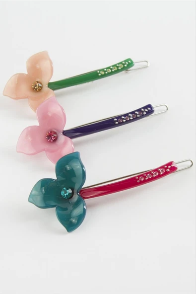 Orkide Çiçek Klipsli Toka ürün görseli