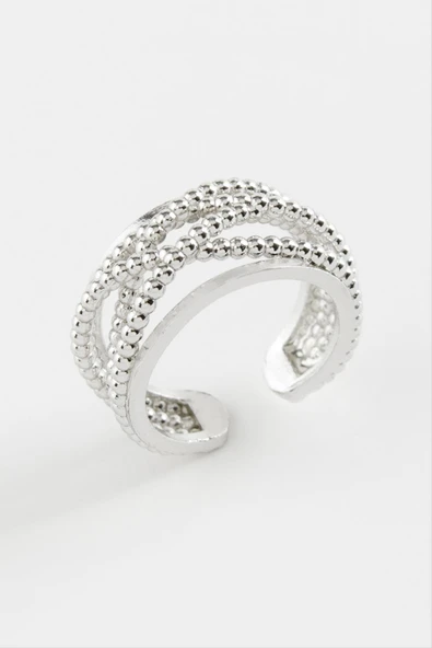 Noktalı Metal Yüzük - Resim 3