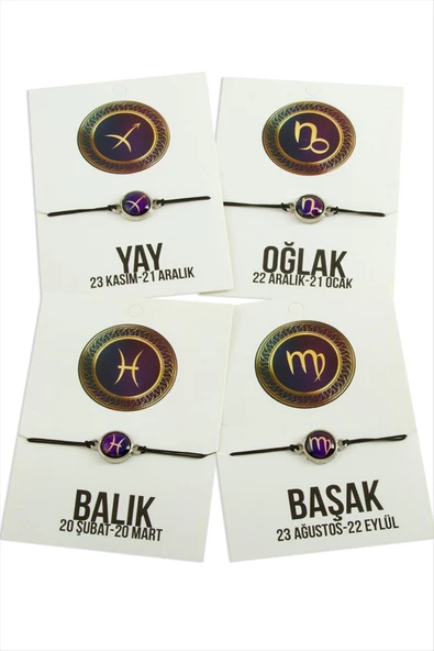 Burç İp Bileklik - Resim 2