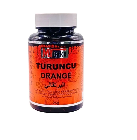 YAĞ BAZLI TOZ BOYA MY BAKE 25 GR TURUNCU ürün görseli