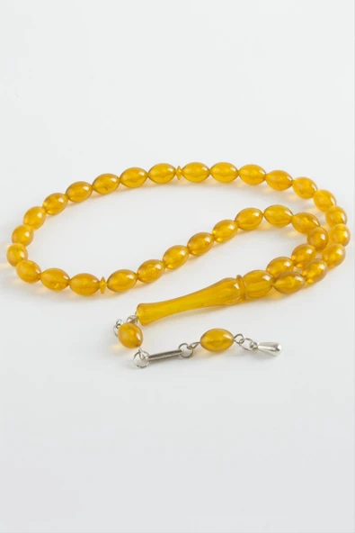 Zeytin Şekilli Plastik Tesbih 8*11 mm - Resim 8