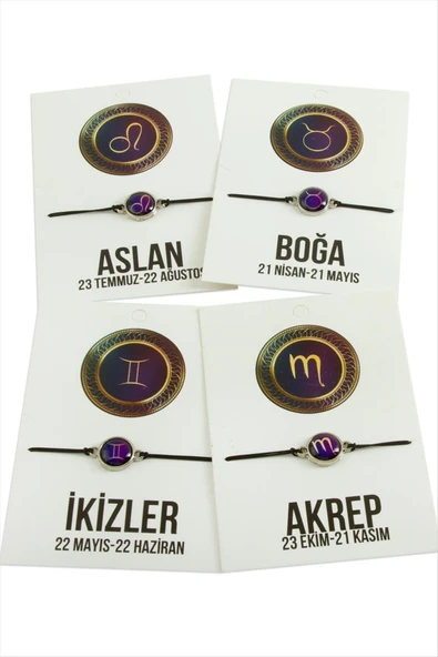 Burç İp Bileklik - Resim 4