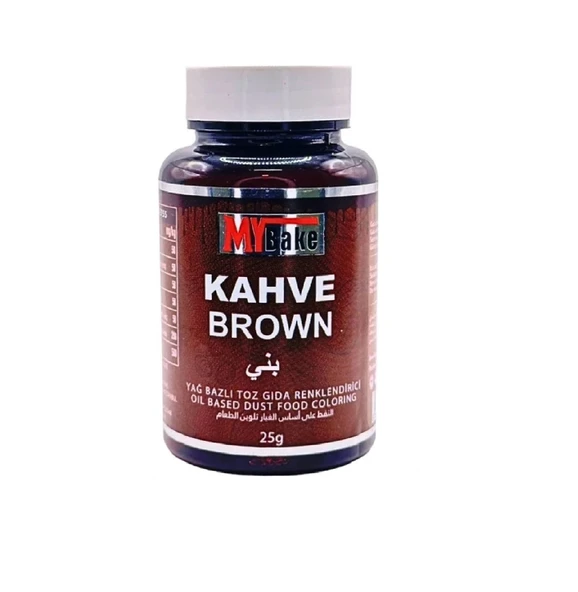 YAĞ BAZLI TOZ BOYA MY BAKE25 GR KAHVE ürün görseli