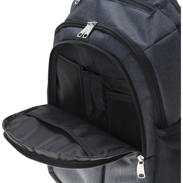 Plm Lidya 13"  Notebook Füme Sırt Çanta - Resim 5