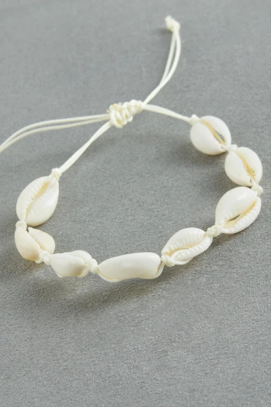 İstiridye Makrome İp Bileklik ürün görseli 1