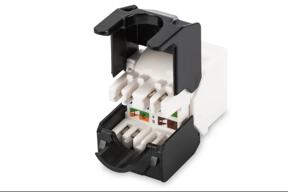 Digitus Dn-93603 Cat 6e Rj45 Zırhsız Siyah Keyston - Resim 2