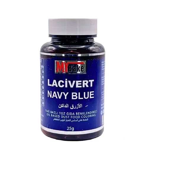 YAĞ BAZLI TOZ BOYA MY BAKE 25 GR LACİVERT ürün görseli