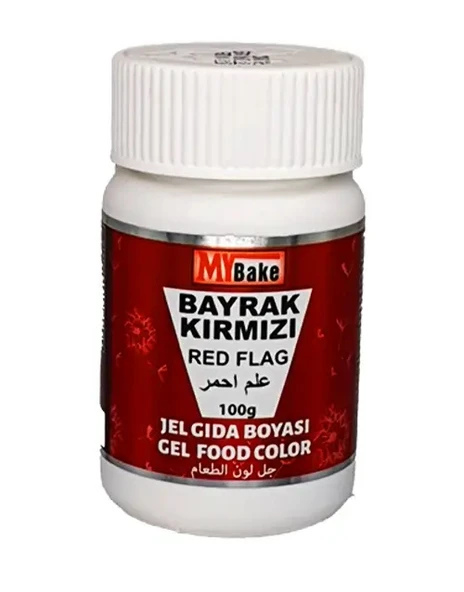 JEL BOYA MY BAKE 100 GR BAYRAK KIRMIZI ürün görseli