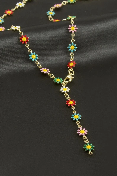 Papatya Mineli Y Kolye - Resim 2