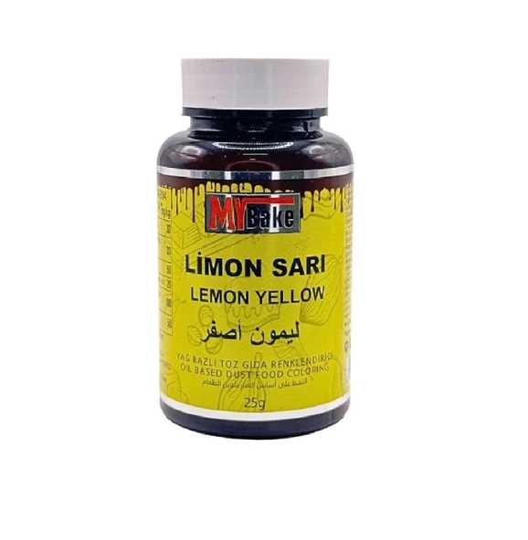 YAĞ BAZLI TOZ BOYAMY BAKE 25 GR LİMON SARISI ürün görseli