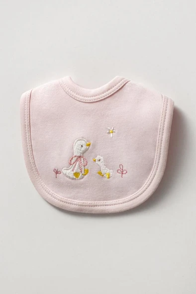 Bebitof %100 Pamuk Sevimli Sepetteki Ördek Desenli 5 Parça Yenidoğan Hastane Çıkışı Zıbın Seti BBTF.APMB.20219.29 - Resim 2