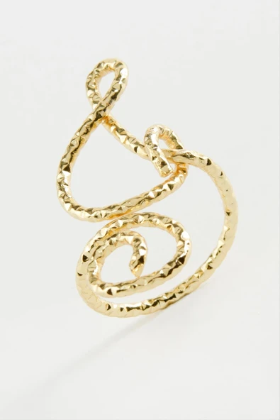 Burgulu Metal Yüzük - Resim 3