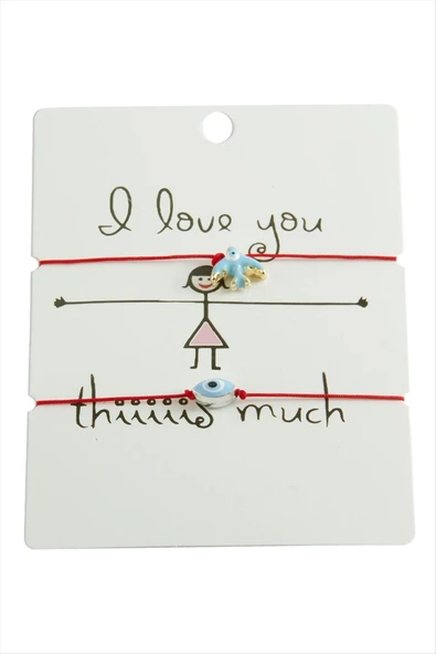 Kırlangıç Nazar İp Bileklik 2 Adet ürün görseli 1