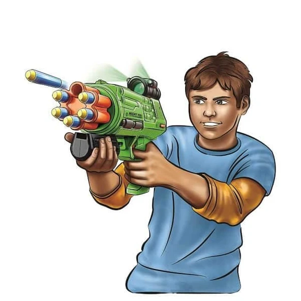 Işıklı Dürbünlü Air Warriors Night Tek Silah - Resim 2