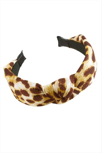 Leopar Desenli Fiyong Taç - Resim 5