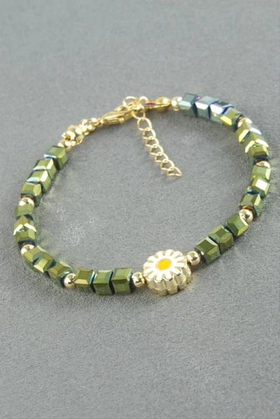 Karışık Figürlü Küp Kristal Bileklik - Resim 2