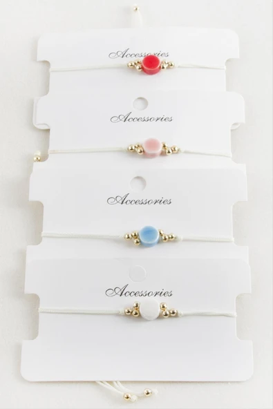 Yuvarlak Makrome İp Bileklik ürün görseli 1