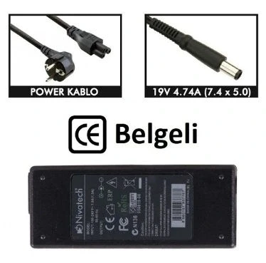 Nivatech Bc915 Hp 19,5v 3,33a (4,5*3,0mm) Adaptör ürün görseli 1
