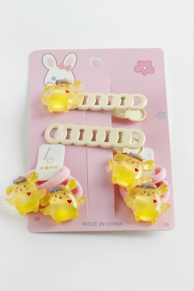 Karışık Pens Lastikli Toka 6 Adet - Resim 2