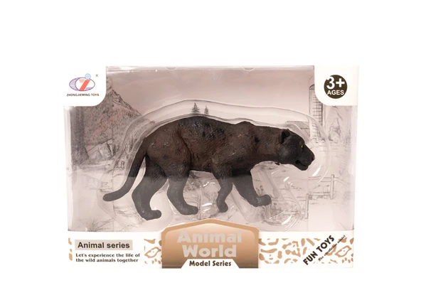 Kutulu Model Figür Hayvan Panter - Resim 2