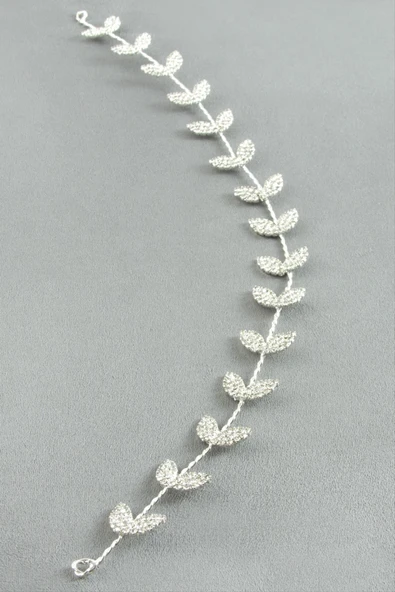 Yaprak Taşlı Saç Aksesuarı ürün görseli