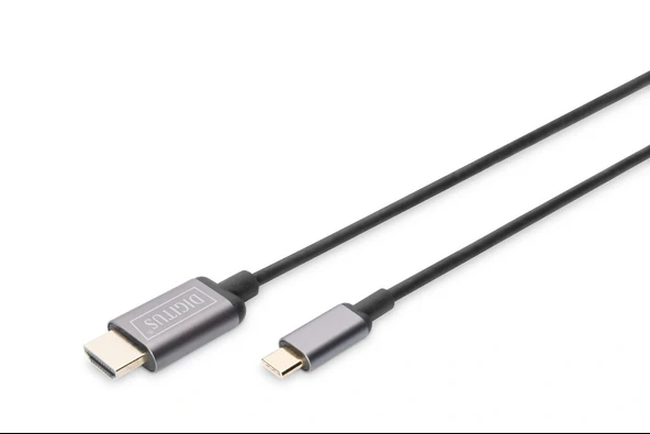 Digitus  Da-70821 1,8m Usb-c <=>hdmı Görüntü Kablo - Resim 2