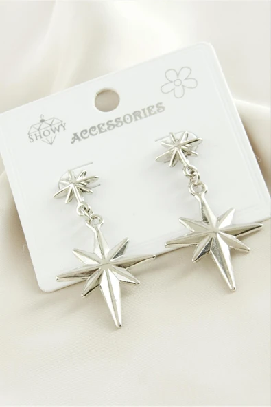 Şimşek Metal Küpe - Resim 2