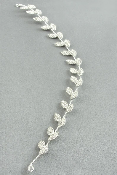 Yaprak Taşlı Saç Aksesuarı - Resim 2