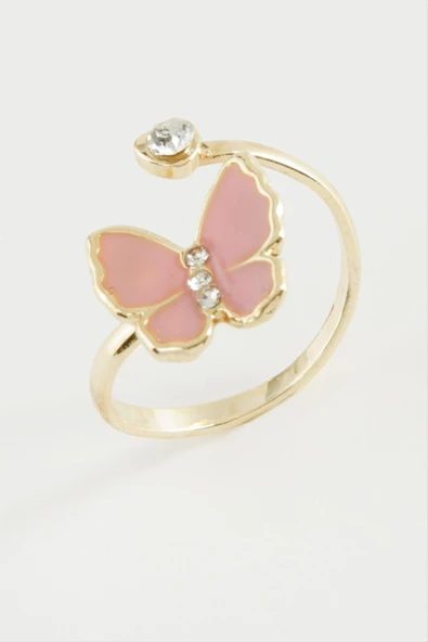 Kelebek Taşlı Mineli Yüzük Küçük ürün görseli