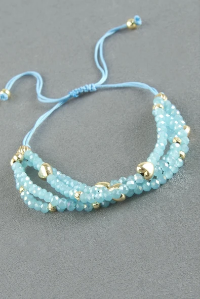 4'lü Karışık Kristal Bileklik - Resim 7