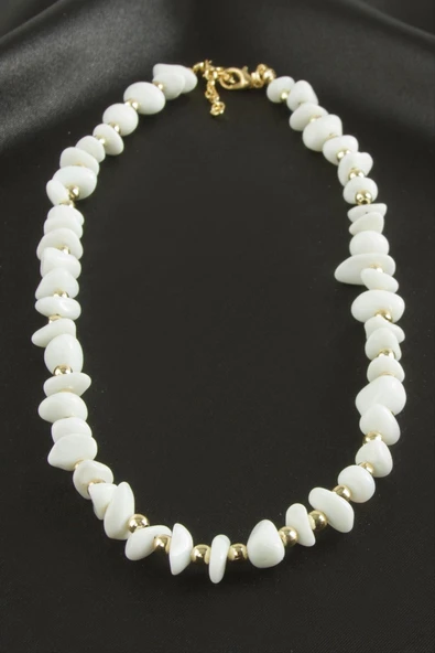 Sedef Kırık Doğaltaş Kolye ürün görseli 1