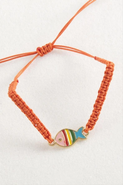 Balık Makrome Örgülü Bileklik ürün görseli