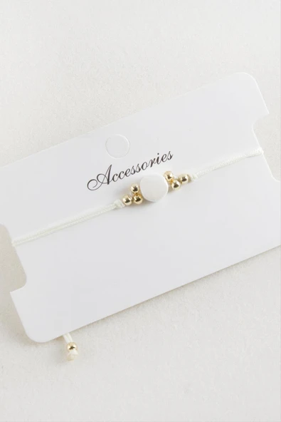 Yuvarlak Makrome İp Bileklik - Resim 5