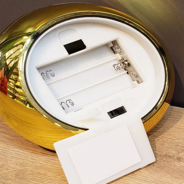 Dekoratif Gold Pilli Mum - Resim 2