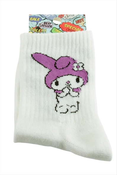 Çzgflm Karakteri Kolej Çorap 8*28 - Resim 2