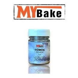 TOZ SİM  METALİK MY BAKE 10 GR GÜMÜŞ ürün görseli